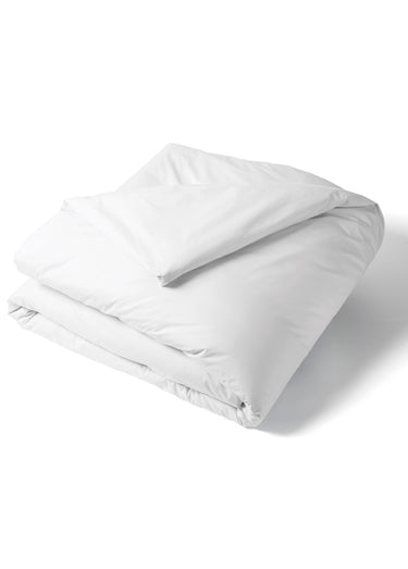 Housse de couette percale de coton REPOS Blanc