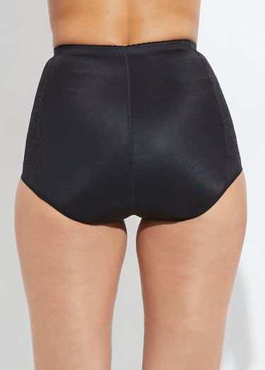 Gaine-culotte taille haute ventre plat Noir