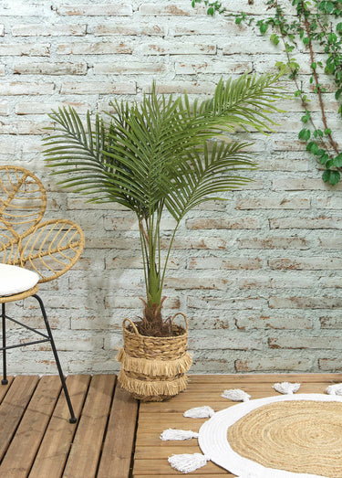Plante artificielle à grandes feuilles Vert
