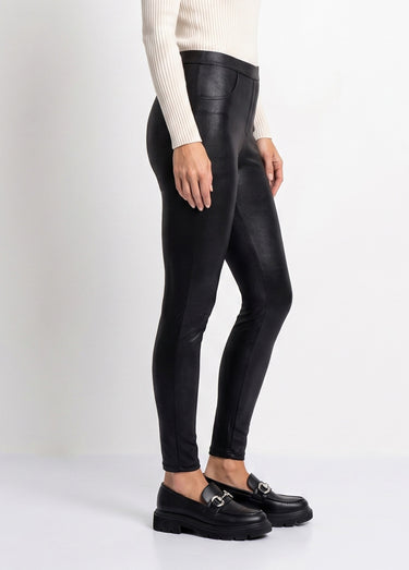 Legging effet pantalon Noir
