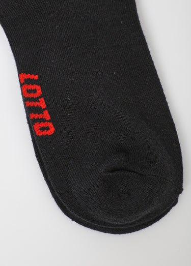 Lot de 3 Socquettes basses logo, foncé Noir