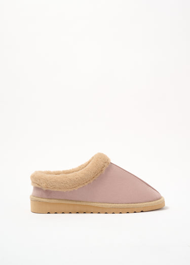 Chaussons doux fourrés largeur confort Beige