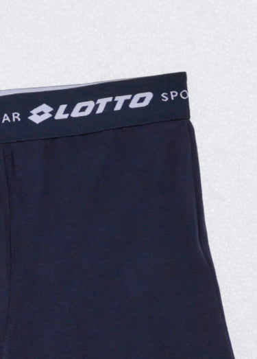 Boxer coton avec ceinture logo Bleu