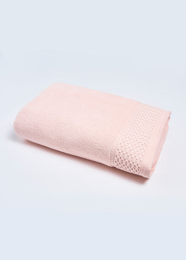 Ligne de linge de bain pur coton épais Rose