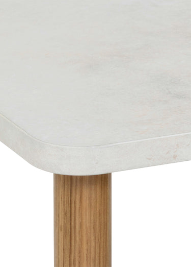 Etagère rectangle sur pieds, 3 niveaux Naturel