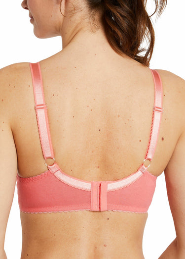 Soutien-gorge avec armatures coton stretch Peche