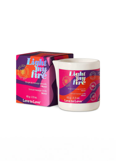 Bougie massages coquins LIGHT MY FIRE