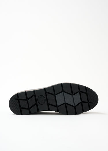 Mocassins grande largeur cuir chaîne à maillons Vernis Rouge