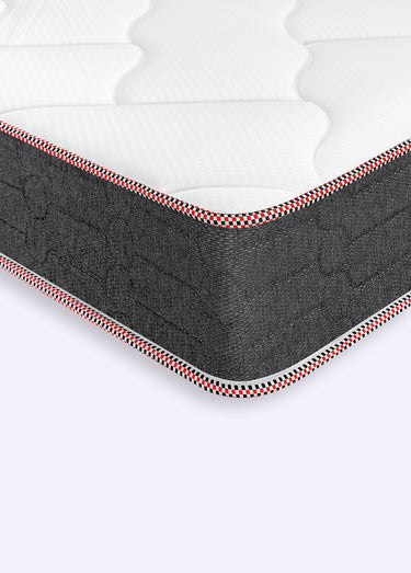 Matelas ferme en mousse anti_acariens, haut. 22cm Blanc