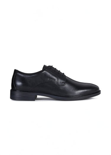 Derbys chic en cuir et à lacets Noir