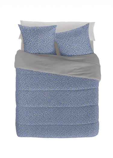 Couette microfibre double face 400 g/m² Imprime Leopard