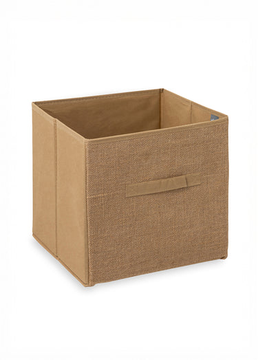 Panier de rangement en jute, 31x31cm Naturel