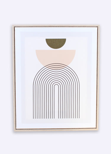 Affiche encadrée 40x50cm thème graphique Naturel