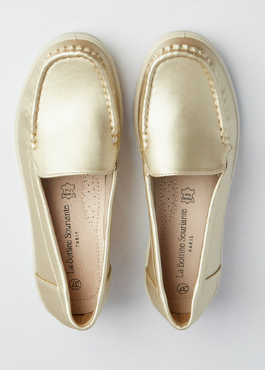 Mocassins avec semelle compensée fantaisie Dore