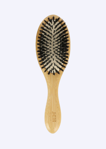 Brosse poils de sanglier, manche bambou Bois