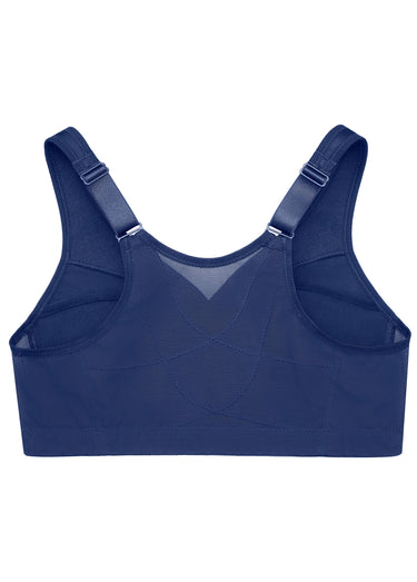 Soutien-gorge MagicLift Grandes Tailles Aide à la Posture, Fermeture Frontale, Sans Armatures n°1265 Bleu