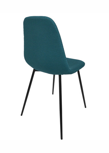 Set 4 Chaises design maille mesh ATOME Bleu