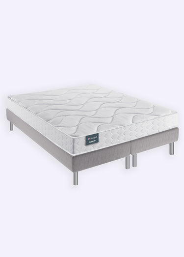 Matelas ferme mousse haute résilience, haut. 18cm Blanc