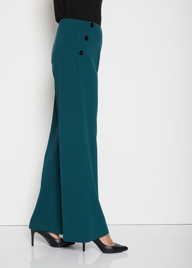Pantalon large effet pont Vert