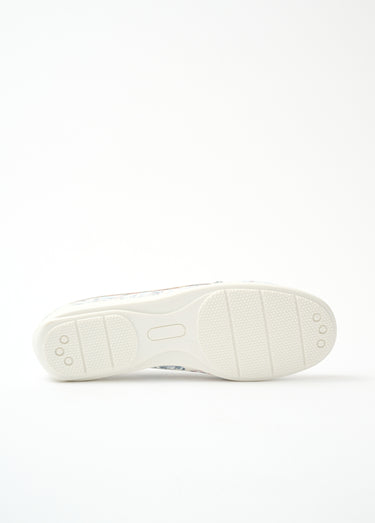 Mocassins souples largeur confort cuir Imprime