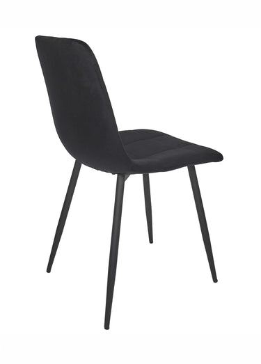 Set 4 Chaises MATEO Noir