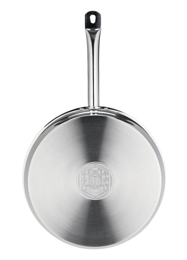Poêle 32cm tous feux avec manche fixe Gris