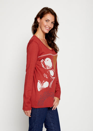 Pull jacquard raffiné devant Epice