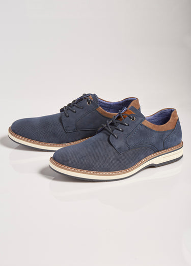 Derbys en suédine, style casual chic Marine