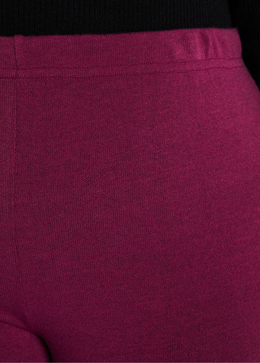 Legging long uni ou imprimé Uni Cassis