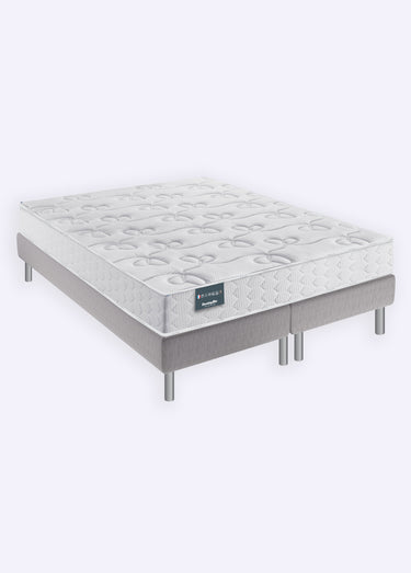 Matelas ferme latex 7 zones haute résilience, haut. 20cm Blanc