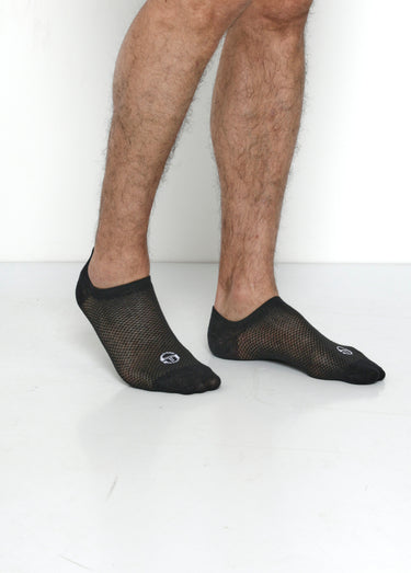 Socquettes de sport invisibles de marque Noir