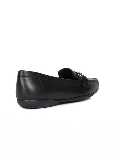 Mocassins patte fantaisie et bout carré Noir