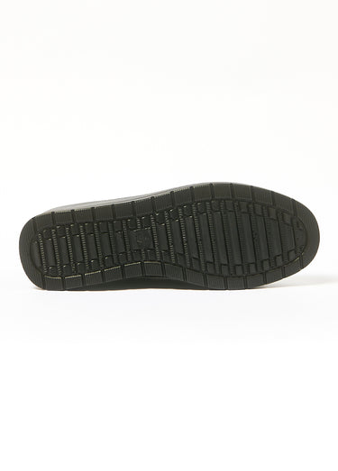 Derbies à scratchs et talon compensé Noir