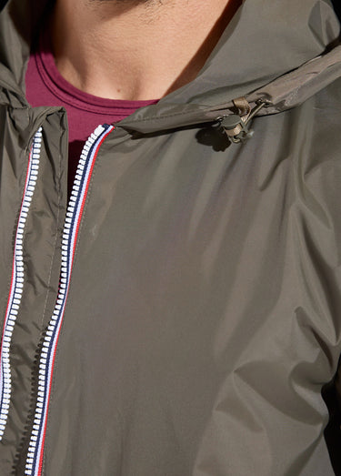 Parka longue déperlante tendance Kaki
