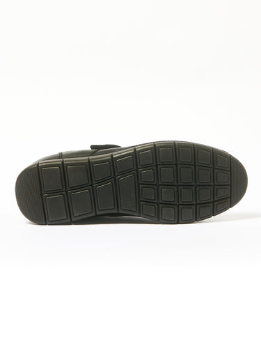 Chaussures derbys antidérapantes avec scratchs Noir
