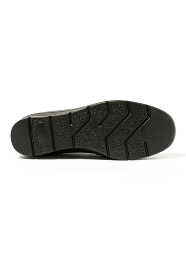 Derbies style loafers semelle compensée Marine