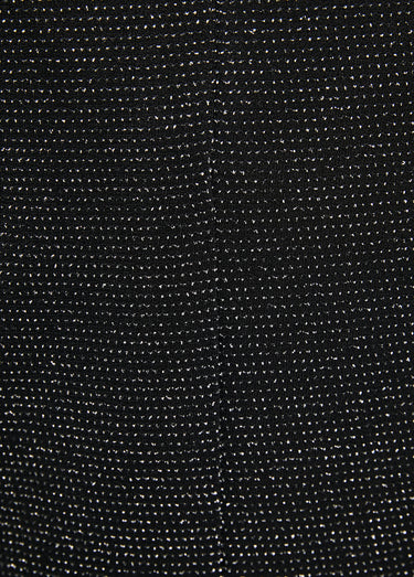 Combinaison pantalon cache-coeur brillante Noir