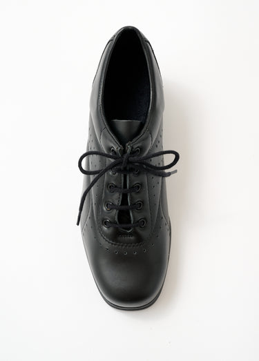 Derbies détente largeur confort cuir Noir