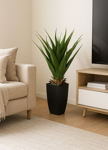 Plante artificielle en pot type agave Vert