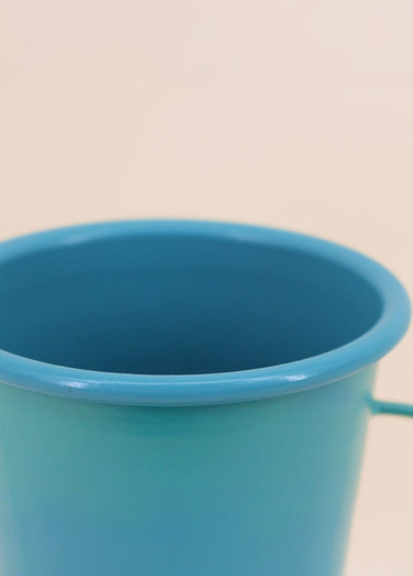 Vase décoratif stylisé avec anses Bleu