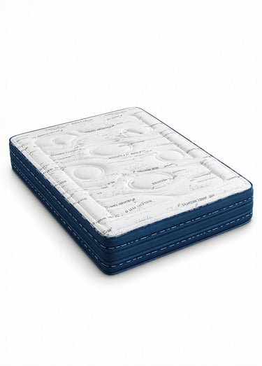 Matelas ferme, mousse à mémoire de forme Blanc