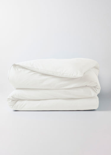 Housse de couette coton uni Blanc