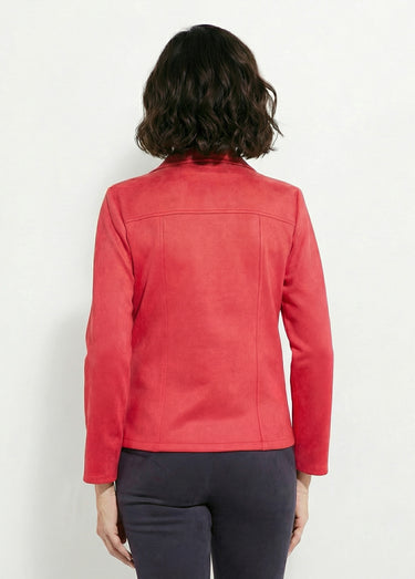 Blouson zippé tissu suédé velouté Tomette
