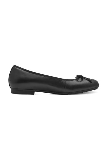 Ballerines cuir semelle plate antidérapante Noir