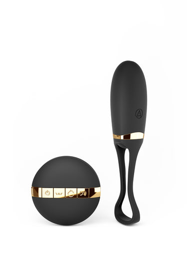 Oeuf vibrant télécommandé Secret delight Noir/Or