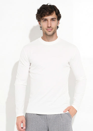 T-shirt à manches longues avec stretch Blanc
