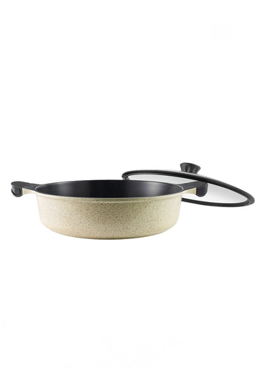 Sautoir 32cm alu et revêtement céramique Vert