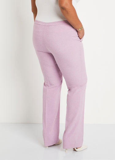 Pantalon droit ceinture semi-élastiquée Parme