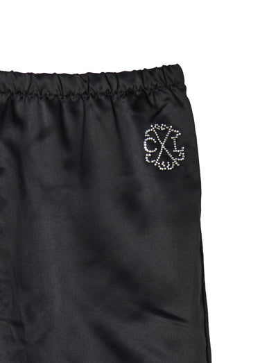 Pantalon Pyjama chic satin Noir