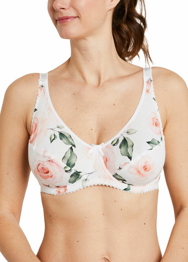 Soutien-gorge avec armatures coton stretch Imprime